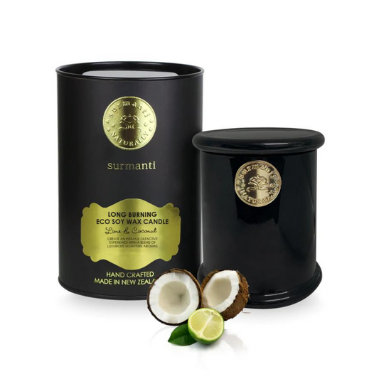 Surmanti Lime and Coconut Candle - iskinnz