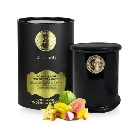 Surmanti Starfruit, Lychee & Guava Candle - iskinnz