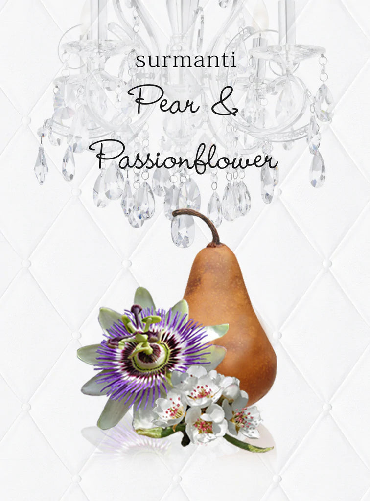 Surmanti Pear and Passionflower Candle - iskinnz