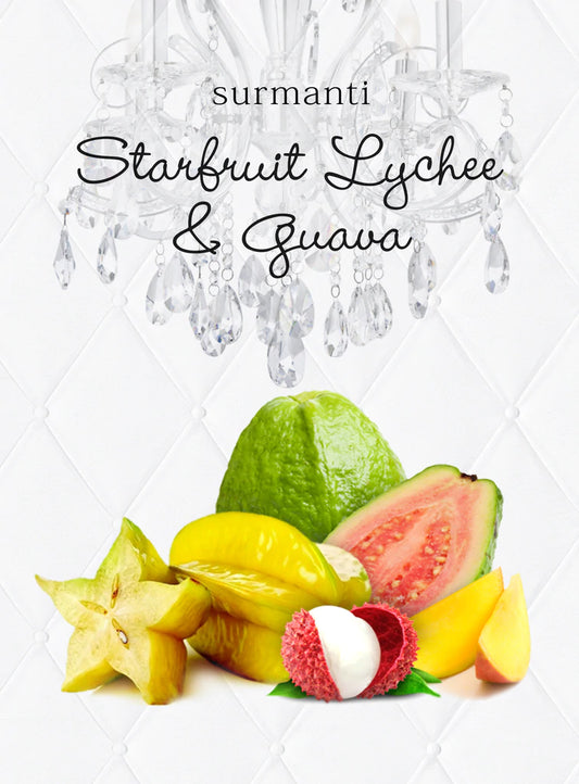 Surmanti Starfruit, Lychee & Guava Candle - iskinnz